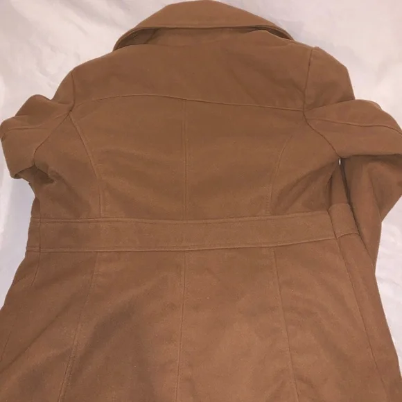 Women’s Brown Peacoat - Picture 3 of 3
